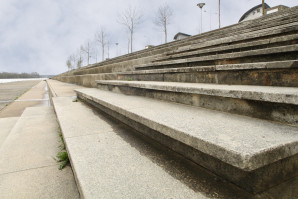 Escalier du front de maine à Angers