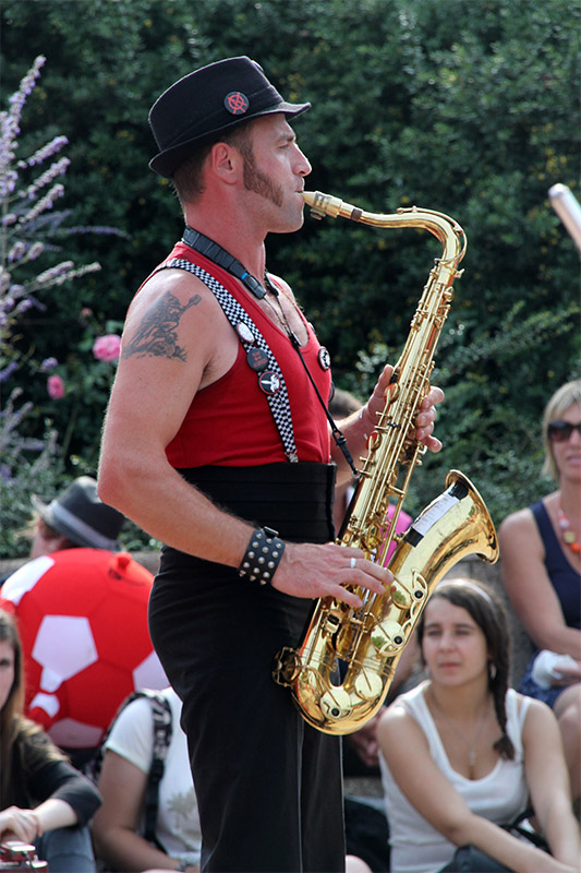 A la Gueule du cheval saxophone Accroche coeur