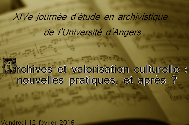 Journée Archivistique Angers