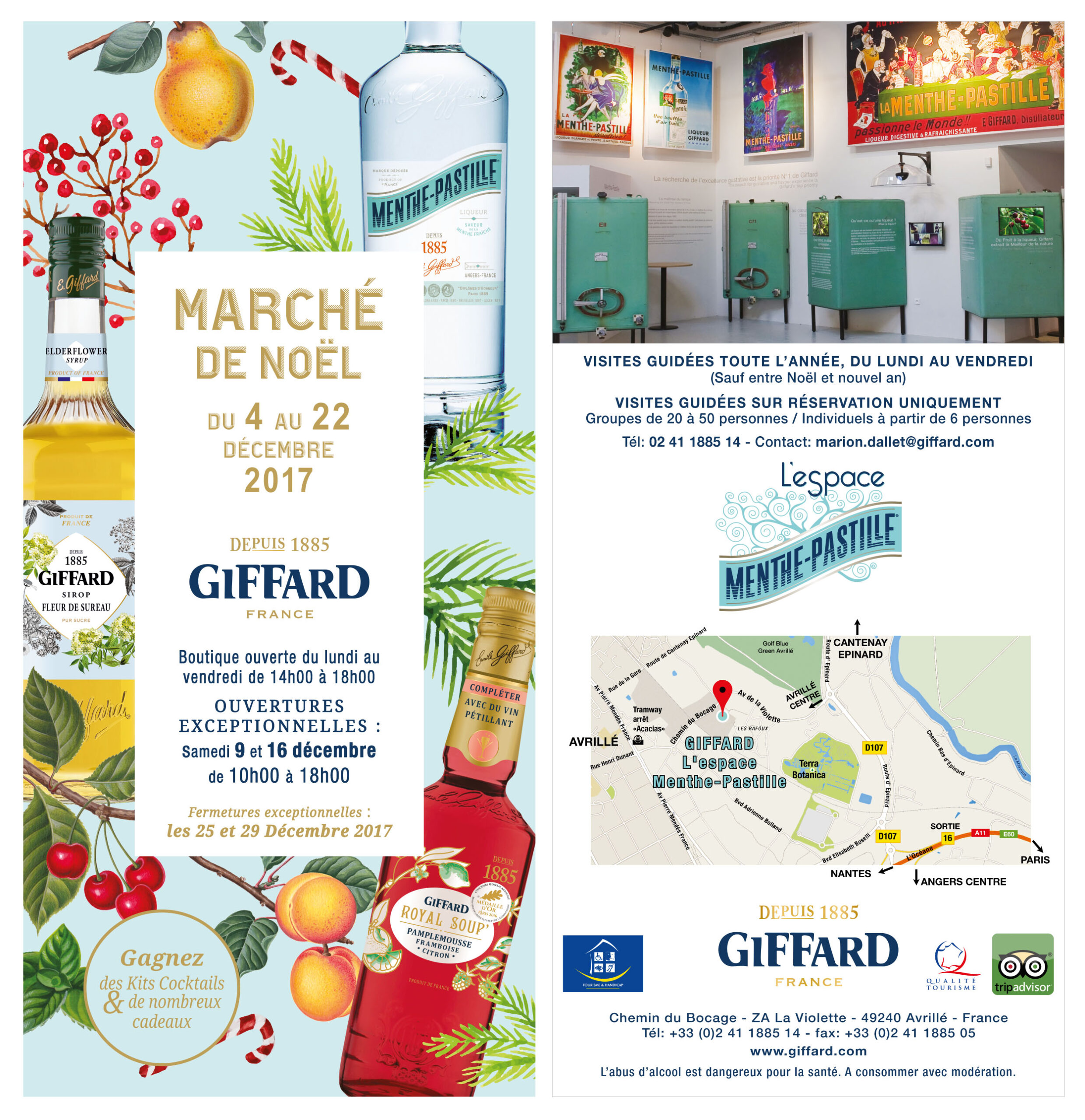 marché de noel chez giffard